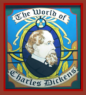 World of Charles Dickens Sign